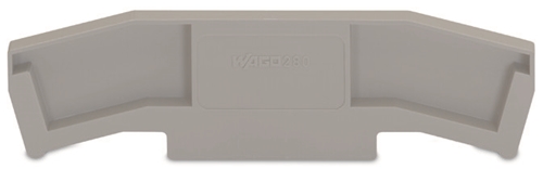 WAGO GREY END PLATE (25 PER PK)
