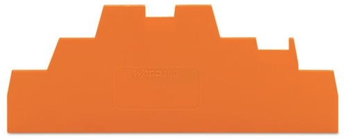 WAGO ORANGE END PLATE