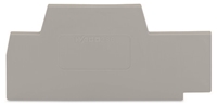 WAGO GREY END PLATE (100 PER BOX)