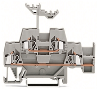 WAGO TERMINAL BLOCK FRONT ENTRY GREY (50