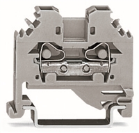 WAGO 4MM SIDE ENTRY TERMINAL GREY (100