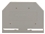 WAGO 4MM SIDE ENTRY END PLATE (100 PER