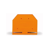WAGO END & INTERMEDIATE END PLATE ORANGE