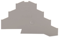 WAGO TRIPLE DECK END PLATE