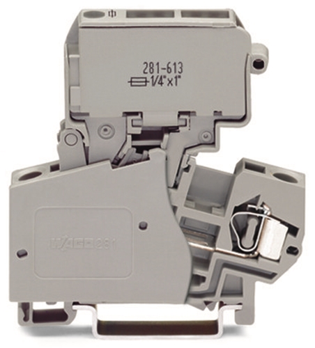 WAGO 281-613 10mm FUSE DISCONNECT TERMINAL BLOCK