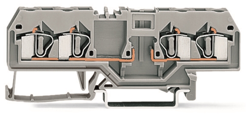 WAGO 4MM CONDUCTOR TERMINAL BLOCK (50 PER PK)