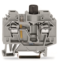 WAGO FUSE TERMINAL BLOCK 6MM GREY (40 PER PK)
