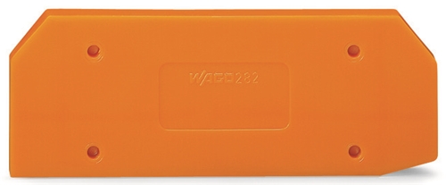 WAGO ORANGE END PLATE