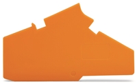 WAGO END AND SEPARATION PLATE ORANGE