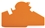 WAGO ORANGE END PLATE (PACK OF 10)