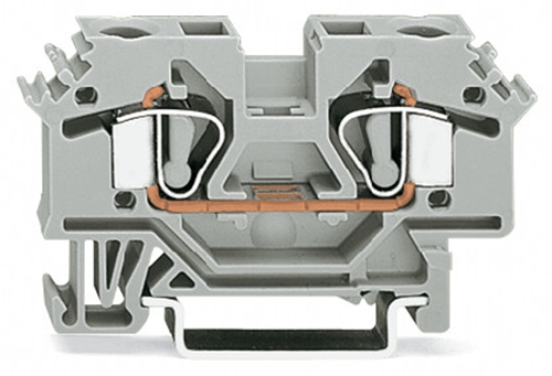 WAGO 2 CONDUCTOR TERMINAL BLOCK GREY (50