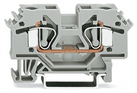 WAGO 2 CONDUCTOR TERMINAL BLOCK GREY (50