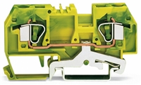 WAGO 2 CONDUCTOR EARTH TERMINAL FRONT