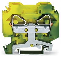 WAGO SIDE ENTRY TERMINAL BLOCK GRN/YEL