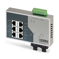 PHOENIX ETHERNET SWITCH 6 RJ45 2FO