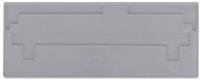 WAGO Separator plate, 2 mm thick, oversized, gray