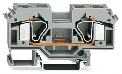 WAGO 2 CONDUCTOR THROUGH TERMINAL BLOCK GREY