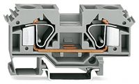 WAGO 2 CONDUCTOR THROUGH TERMINAL BLOCK GREY