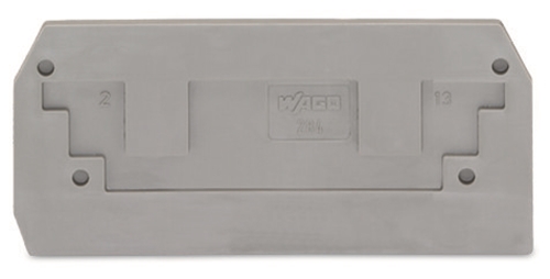 WAGO END PLATE GREY (100 PER PK)