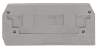 WAGO END PLATE GREY (100 PER PK)