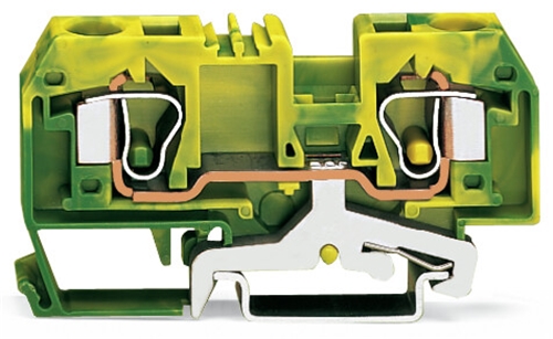 WAGO 10MM EARTH TERMINAL (25 PER PACK)
