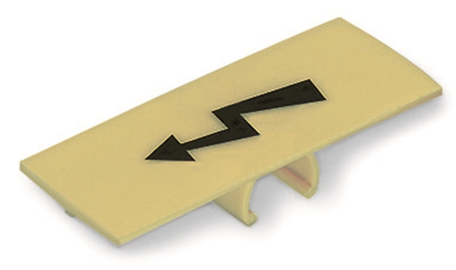WAGO PROTECTIVE WARNING MARKER,HIGH VOLTAGE SYMBOL
