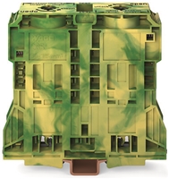 WAGO 2 CONDUCTOR GROUND TERMINAL BLOCK GN/YLW