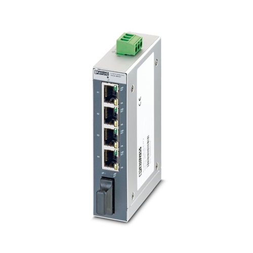 PHOENIX ETHERNET SWITCH 4TP RJ45 PORTS, 1 FO PORT