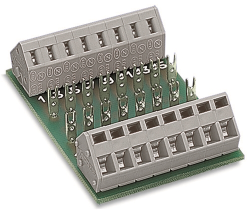 WAGO PCB W. SOLDER POINTS F. SELF-ASS.