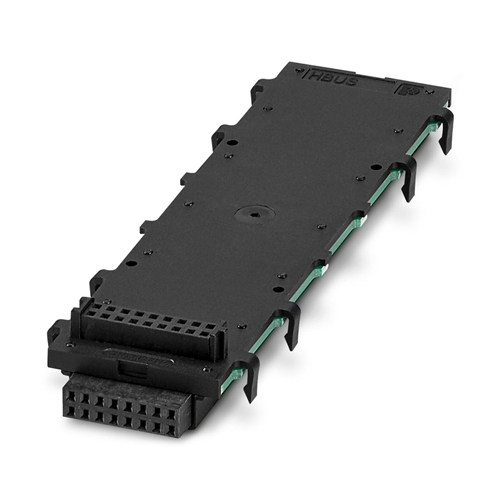 PHOENIX HBUS/107, 6-16P-1S BK DIN RAIL CONNECTORS