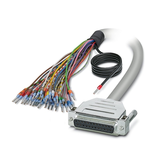 PHOENIX ASSEMBLED CABLE-D-25SUB/F/OE/0,25/S/1,0M