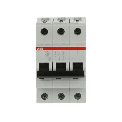 ABB MCB 10A TP C TYPE 6kA