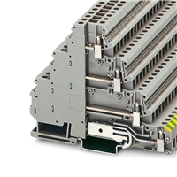 PHOENIX DLK 4-PE FEED THROUGH TERMINAL