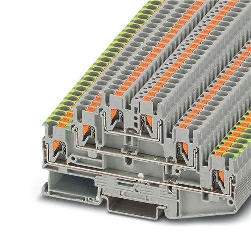PHOENIX GROUND MODULAR TERMINAL BLOCK PT 2,5-PE/L/