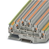 PHOENIX GROUND MODULAR TERMINAL BLOCK PT 2,5-PE/L/