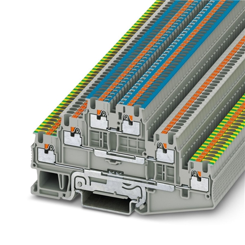 PHOENIX GROUND MODULAR TERMINAL BLOCK PT 1,5/S-PE/