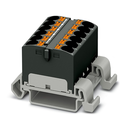 Phoenix Distribution block PTFIX 12X4  NS35A BK