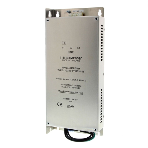 OMRON E7Z/F7Z FOOTPRINT RFI FILTER, 18A,415VAC,