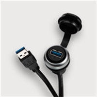 LUTZE USB CONNECTOR USB-3.0 A/A F/M 0,6m
