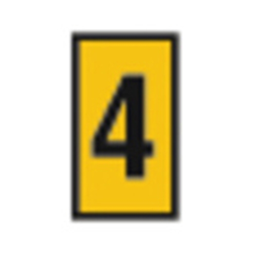 HELLERMANN WIC2 C/C YELLOW MARKERS 4