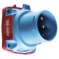 MARECHAL DSN1 INLET POLY BLUE IP66/67 3P+E