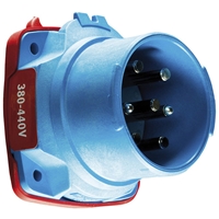 MARECHAL DSN3 INLET POLY BLUE IP66/67 3P+E 32A