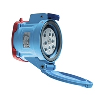MARECHAL DSN6 SOCKET POLY BLUE 3P + N + E 63A