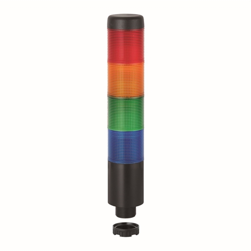 WERMA 4 COLOUR LED BEACON TOWER WITH BUZZER 24VAC/
