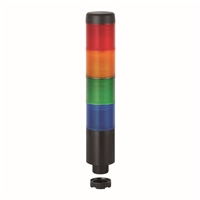 WERMA 4 COLOUR LED BEACON TOWER WITH BUZZER 24VAC/