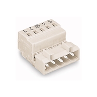 Wago Male Connector Snapin mounting Foot 10P Pk 50