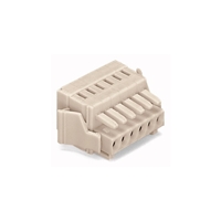 WAGO FEMALE PLUG WITH LOCKING LEVER