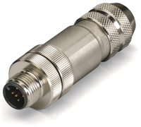 WAGO M12 PLUG, 5 PIN A CODED