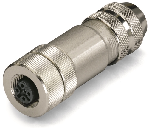 WAGO M12 SOCKET B CODED STRAIGHT