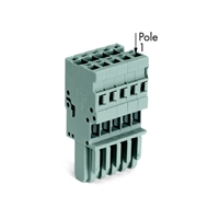 WAGO FEMALE PLUG CONNECTOR (25 PER PK)